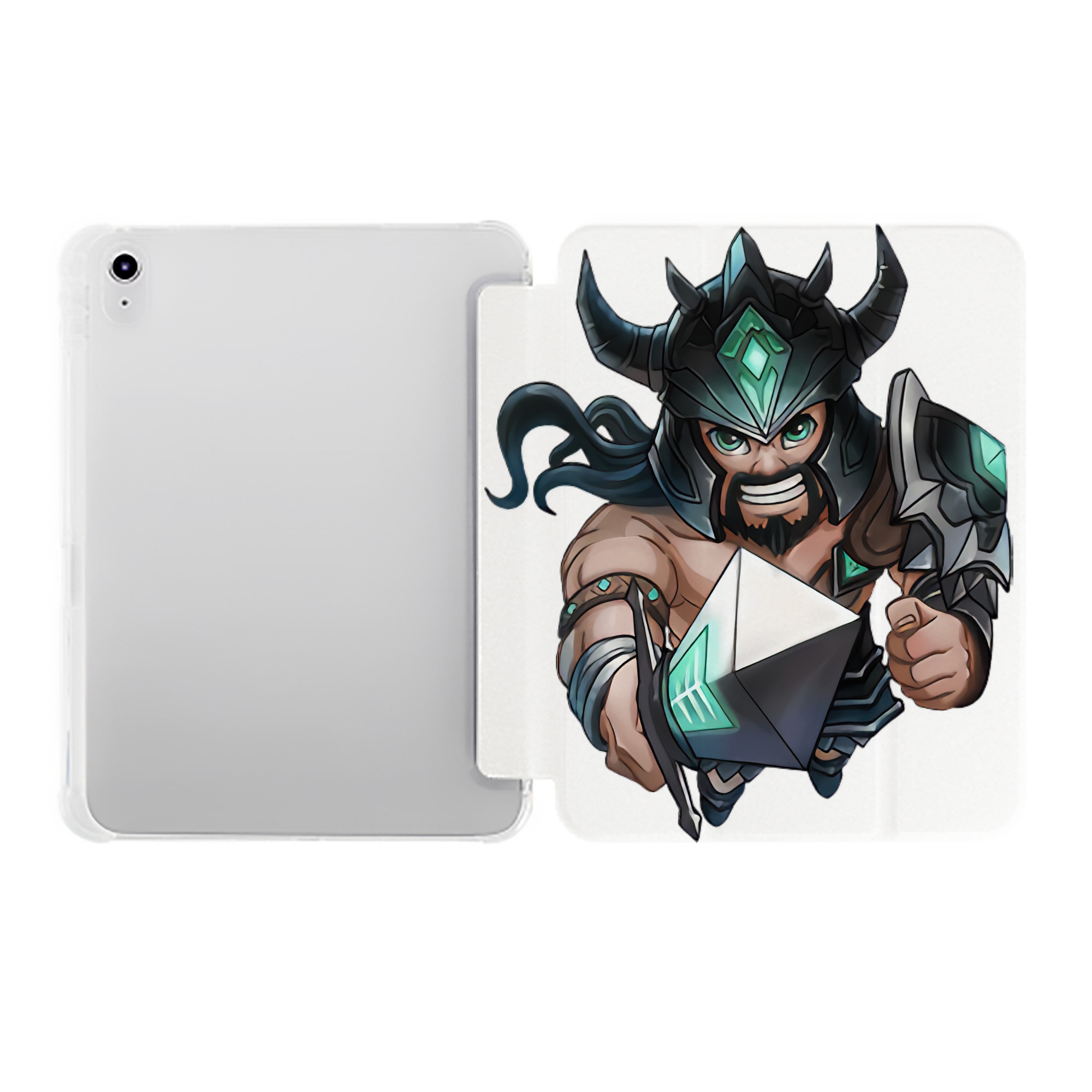 （画像用） リーグ・オブ・レジェンド League of Legends LOL IPad ケース ペン収納付き 三つ折りスタンド PUレザー×シリコン 対応機種9.5/10.5/10.9インチ